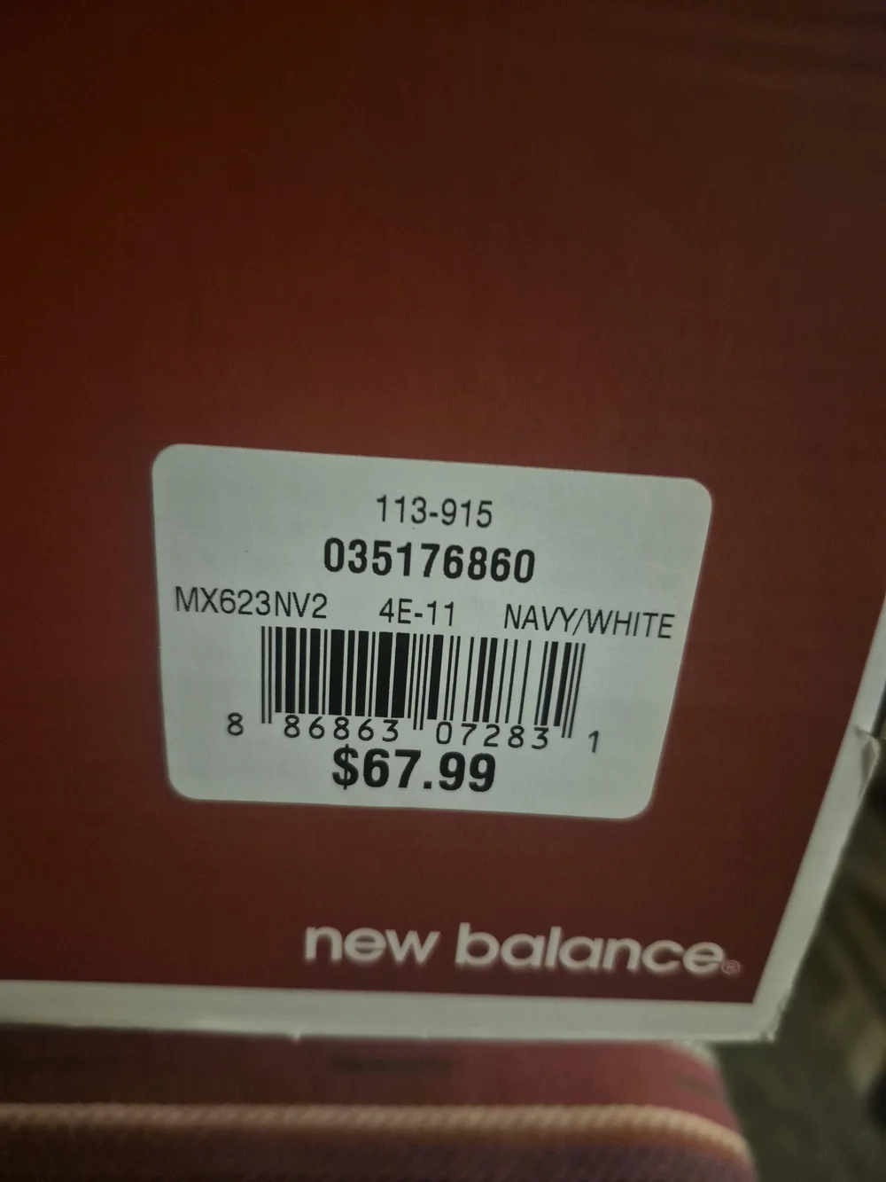 New Balance Men's Navy Suede Walking Sneakers